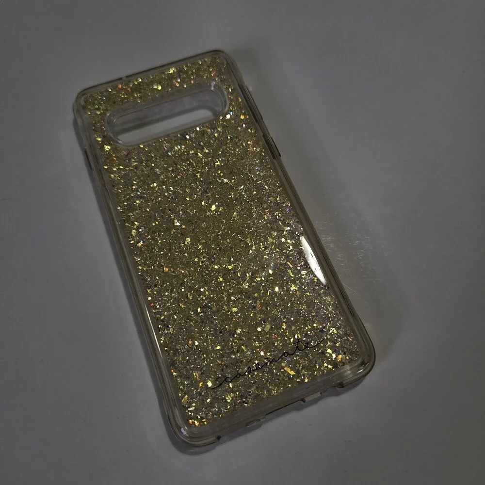 Galaxy S10 gold glitter case by CaseMate for Samsung